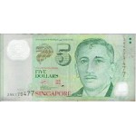 Singapura 5 Dollars 2005 
